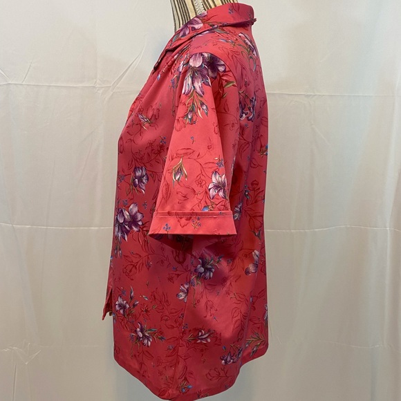 Vintage floral short sleeve shirt - Picture 7 of 9